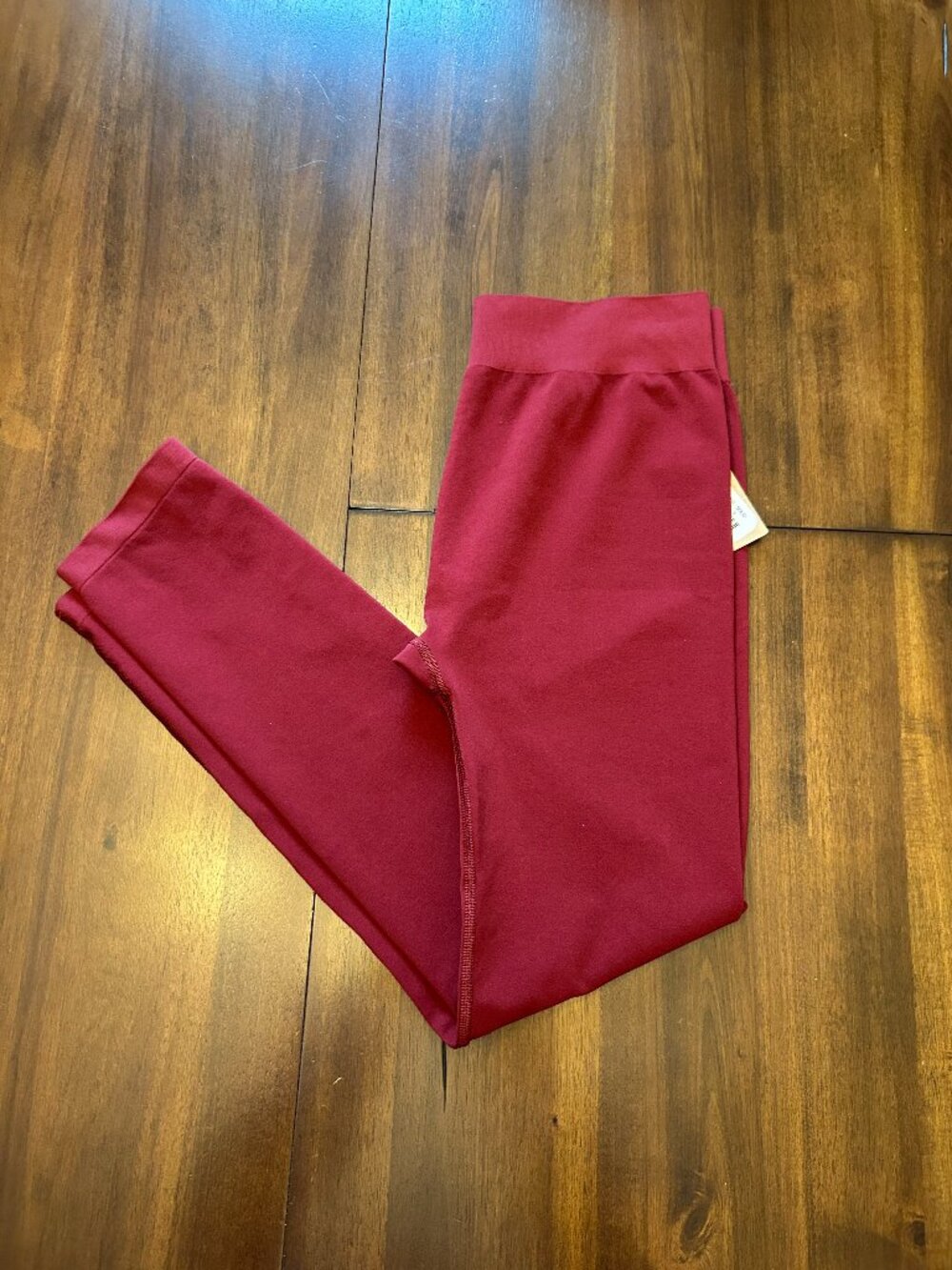 NWT Title Nine Women's Red Tights Pants Hike Compressive Leggings Size Large
